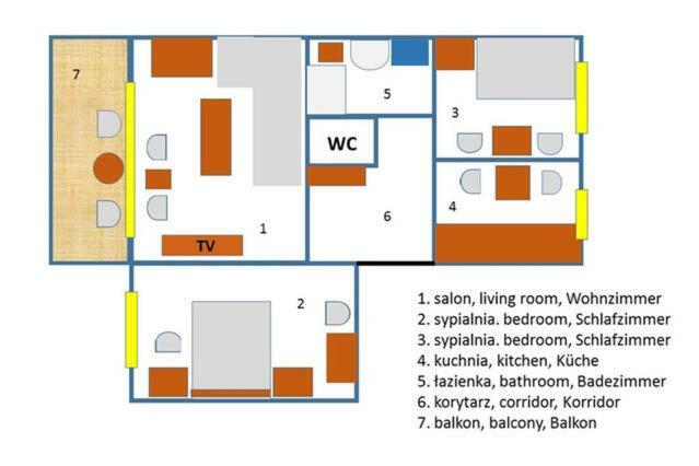 Uno 6 Apartment Gdansk Bagian luar foto
